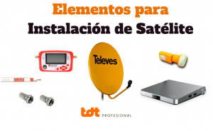Qué material necesitas para instalar una antena parabólica