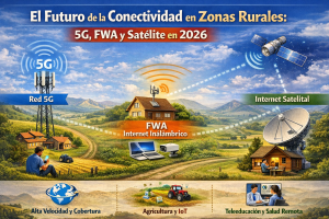 Internet en zonas rurales en 2026: qué opción elegir entre 5G, FWA y satélite