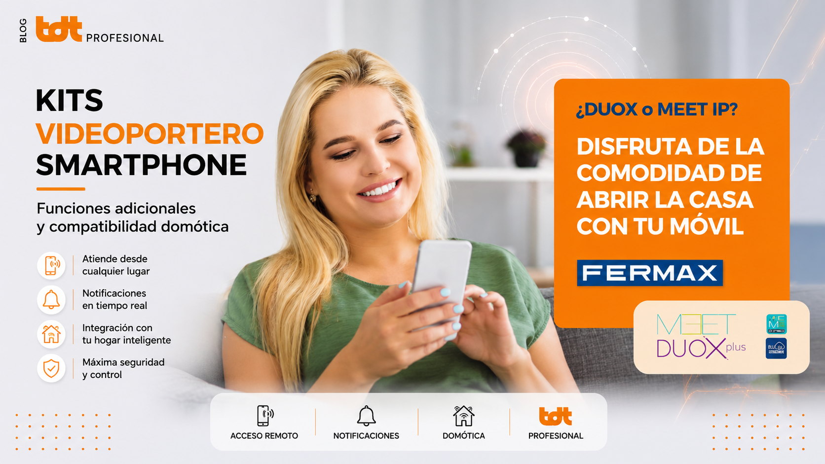 Videoportero Smartphone Fermax - IP o DUOX