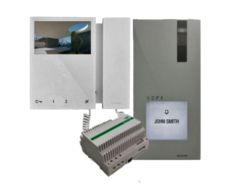 Kit videoportero Comelit 2 Hilos Unifamiliar Mini