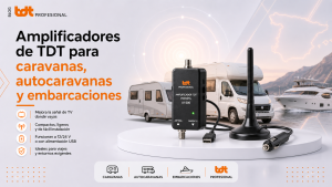 Amplificadores TDT para caravanas, autocaravanas y embarcaciones