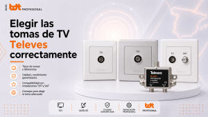 Cómo elegir tomas de TV Televes correctamente según la instalación