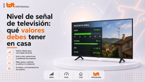 Niveles de señal de televisión: valores recomendados y cómo interpretarlos