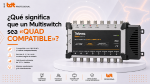 Qué significa que un multiswitch sea quad compatible