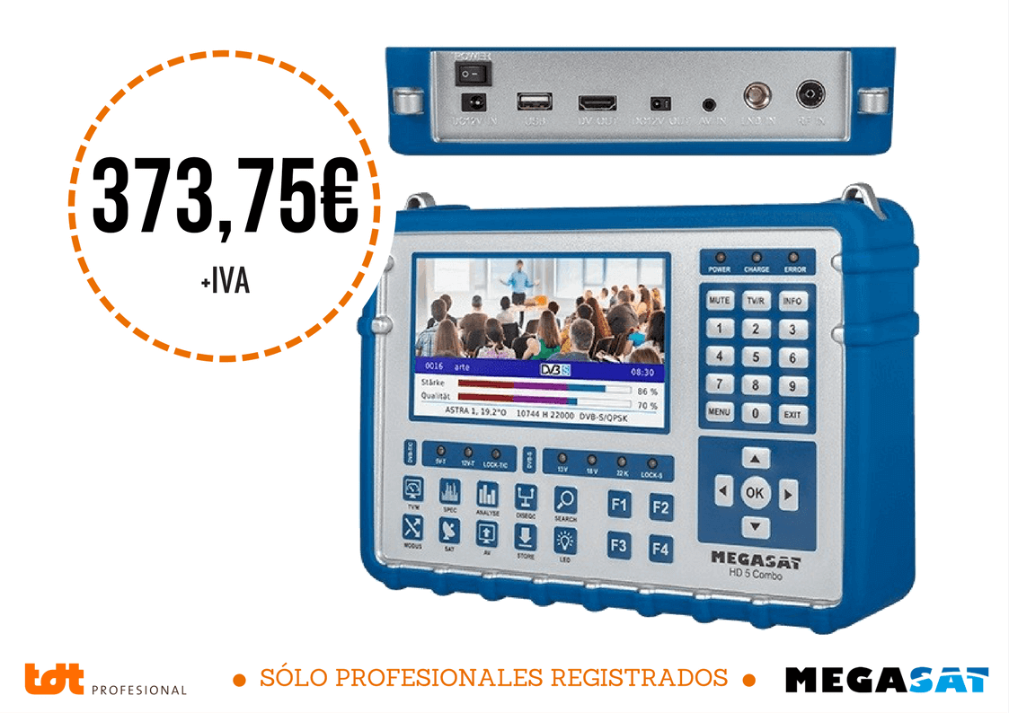 Precio para profesionales registrados del HD 5 Combo.