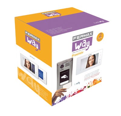 KIT DE VIDEOPORTERO WAY CON LECTOR DE PROXIMIDAD DE 1 VIVIENDA