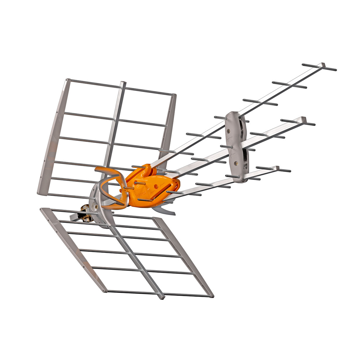 ANTENA DAT BOSS UHF G45 con directores asimétricos