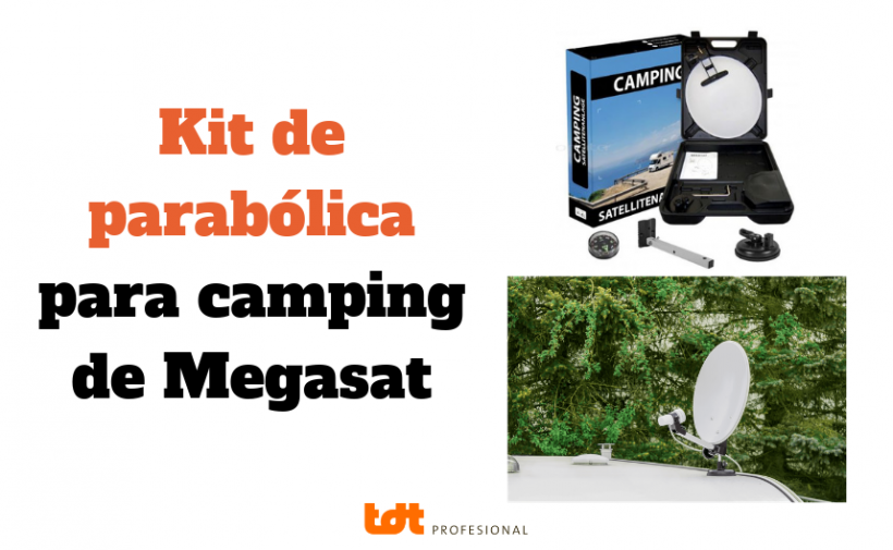 Kit de parabólica para camping de Megasat