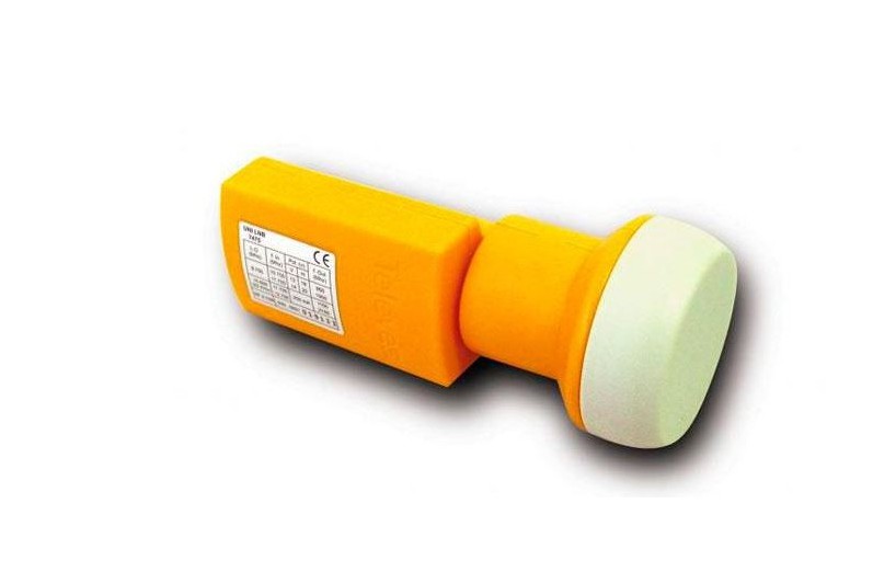 CONVERSOR UNIVERSAL LNB SINGLE 0,3DB NARANJA TELEVES 7475