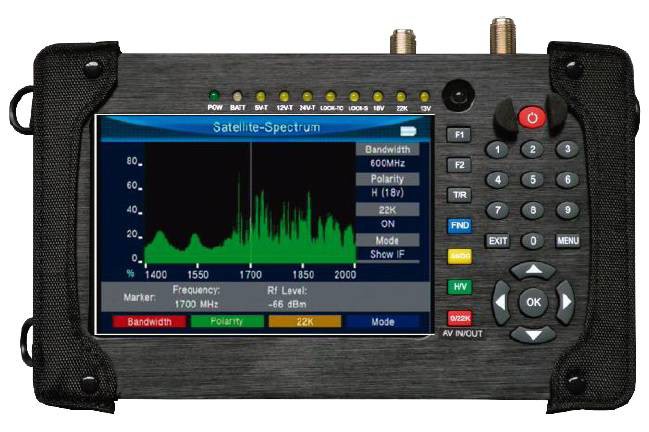 MEDIDOR COMBO MT-1 PARA SEÑAL SATÉLITE, TDT Y CABLE DE TECATEL
