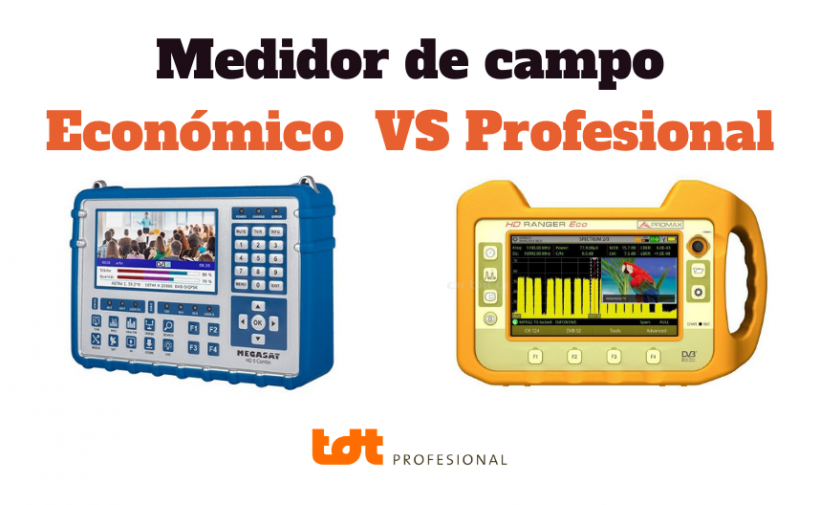 Diferencias entre Medidor de campo Económico y Profesional