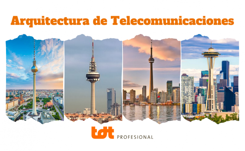 Torre de telecomunicaciones y arquitectura de las ciudades