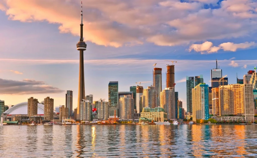 Skyline de Toronto con CN Tower