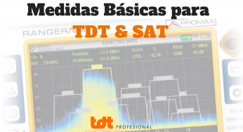 Medidas de referencia TDT y Satélite para instaladores