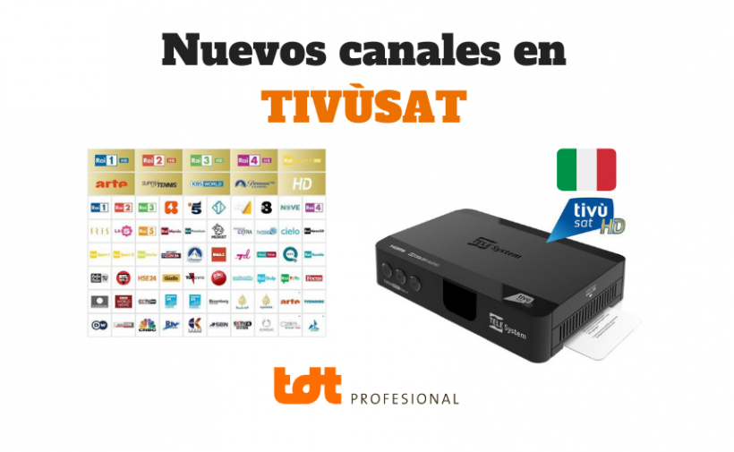 Nuevos canales para Tivusat