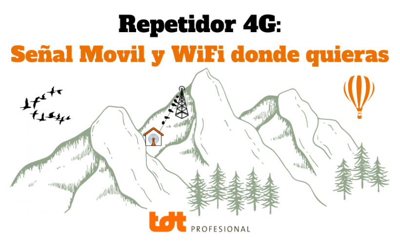 Repetidores 4G: Cobertura Movil y WiFi