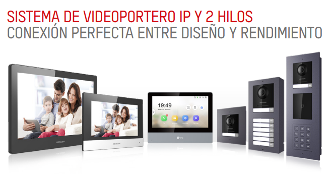 Videoportero IP Hikvision 2 hilos