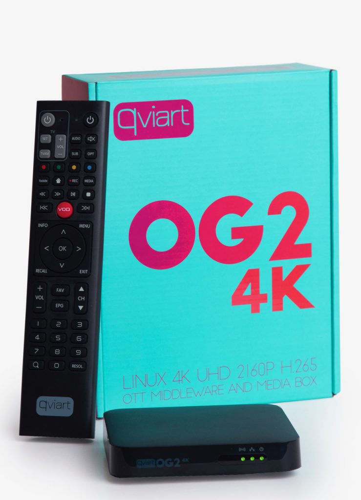 Receptor Qviart OG2 Linux 4K Stalker Blog de TDTprofesional