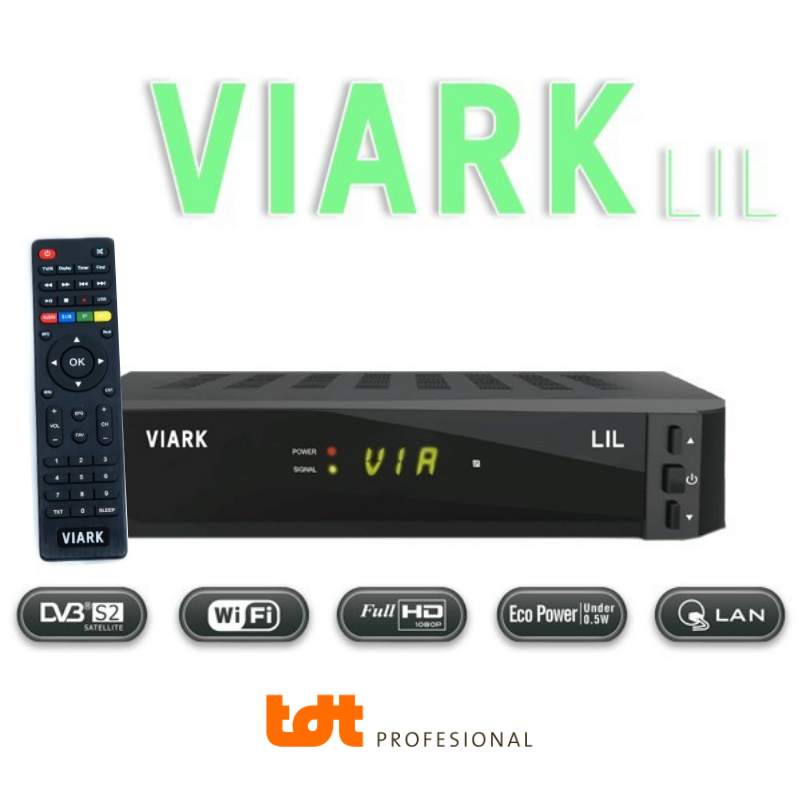 Comprar receptor satélite VIARK LIL en TDTprofesional