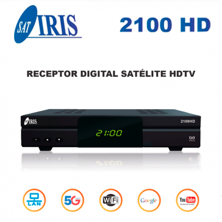 Receptores Satélite IRIS 2100 HD