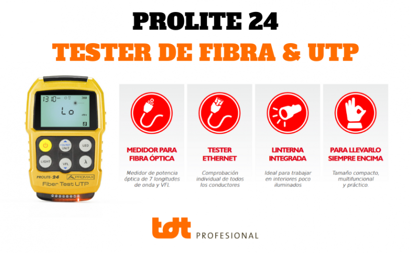 Medidor Satelite + TV Cable + TDT // Medidor de Fibra optica 