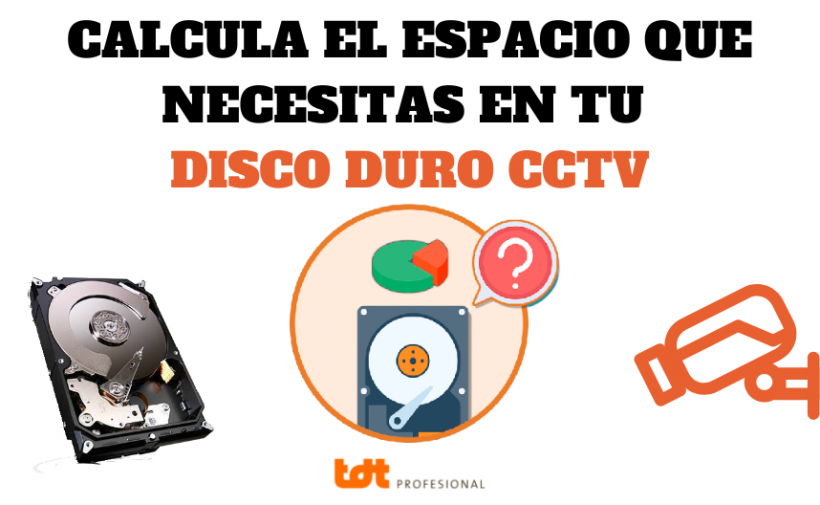 Calcula el espacio que necesitas en tu disco duro CCTV. Blog de TDTprofesional