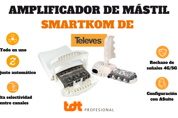 Blog TDTprofesional. Televes 531911 Amplificador de Mástil SMARTKOM
