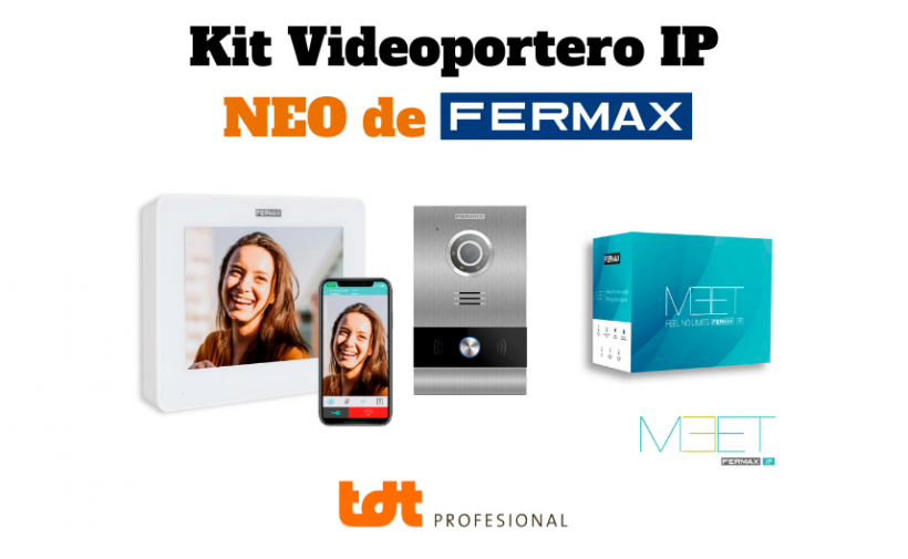 Fermax 1508 Kit videoportero IP Meet Neo 1L