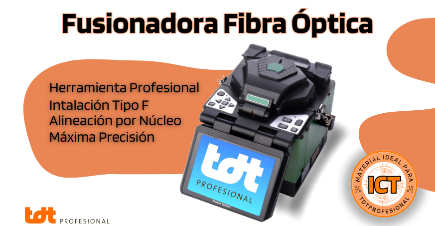 Fusionadora Fibra Óptica de Alineación por Núcleo