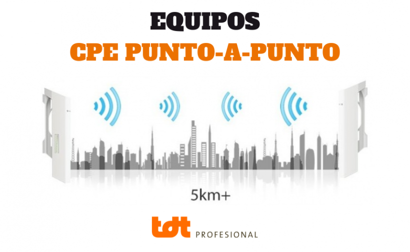 EQUIPOS CPE PUNTO A PUNTO. BLOG DE TDTPROFESIONAL