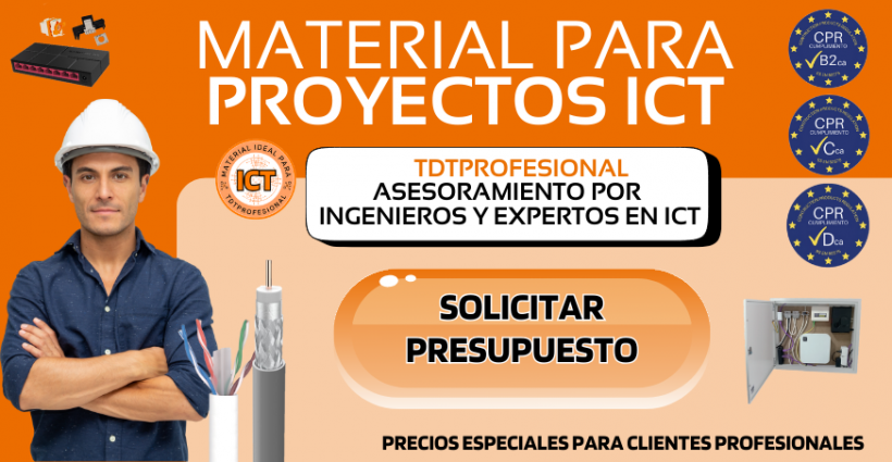 Acceso a material ict homologado. Solicitar presupuesto y asesoramiento