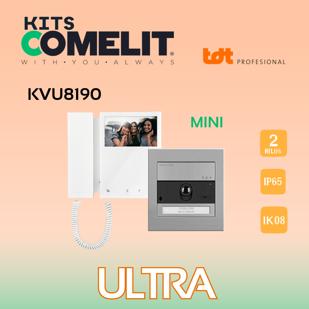 KVU8190 COMELIT ULTRA videoportero mini 2hilos