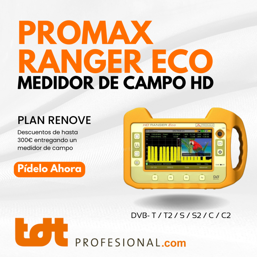 medidor de campo HD promax ranger eco