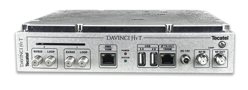 davinci TECSMDAVINCI transmodulador DVB-T DVB-S