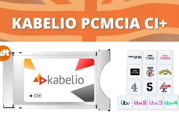 Kabeio PCMCIA CI+ Canales Ingleses TDT Profesional