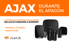 Alarma sin luz ni internet - Ajax