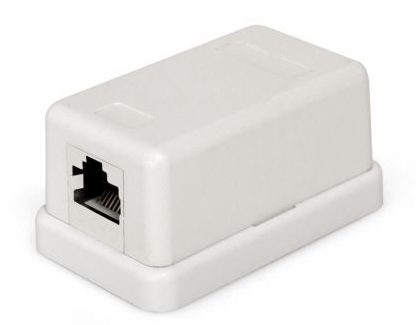 CAJA TERMINAL PARA DATOS CON CONECTOR RJ45