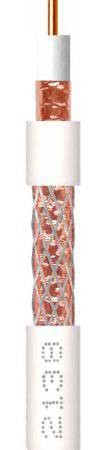 CABLE COAXIAL INTERIOR 19 DB, CU, CU, 6.8 MM, 100 METROS