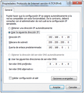 Configuración de IP para uso de TP-Link CPE510