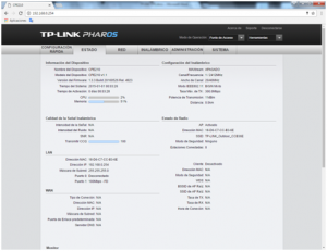 Menú TP-Link CPE510