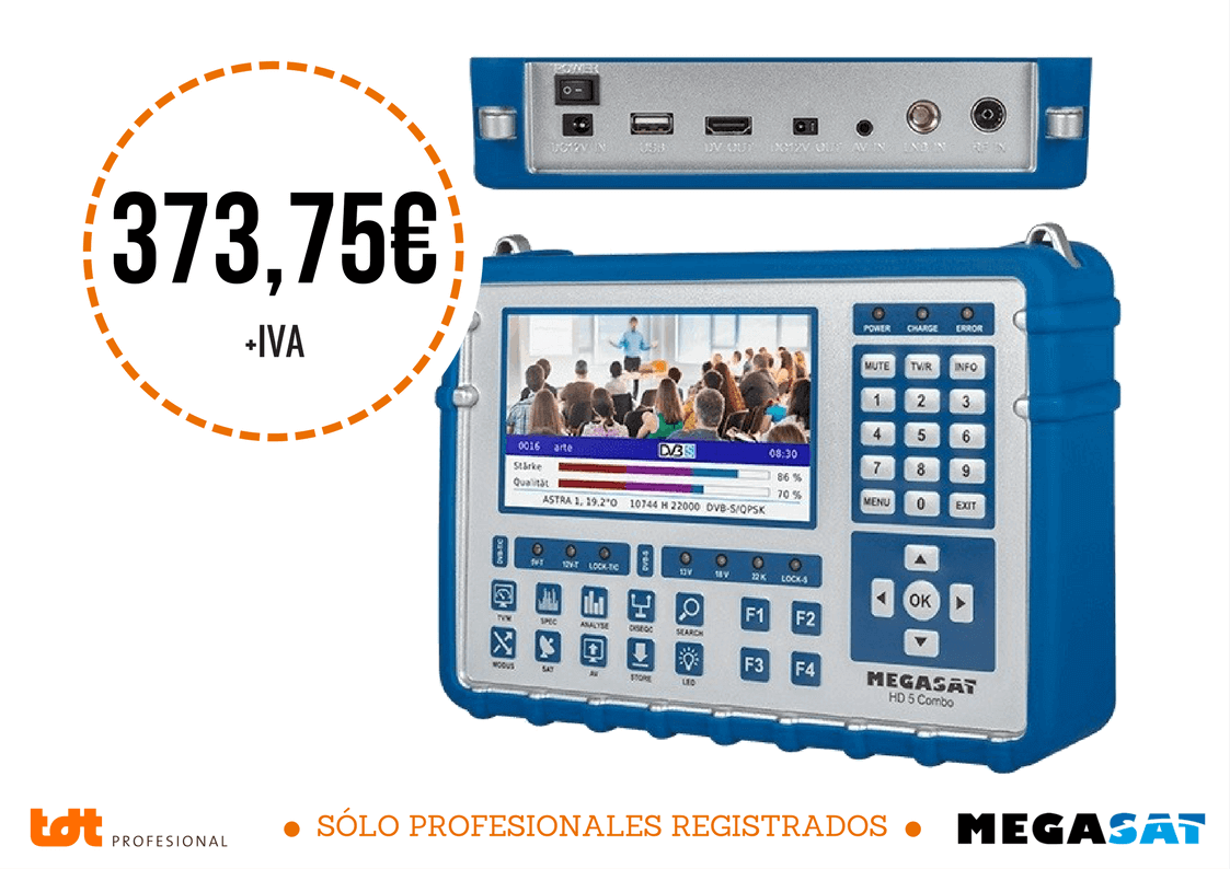 Precio para profesionales registrados del HD 5 Combo. 