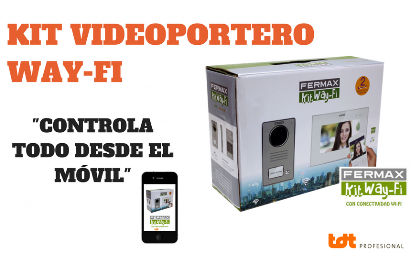 Kit videoportero way-fi de Fermax