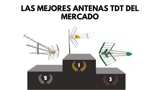 Antena TDT LTE media ganancia 15 dB BKM Negro