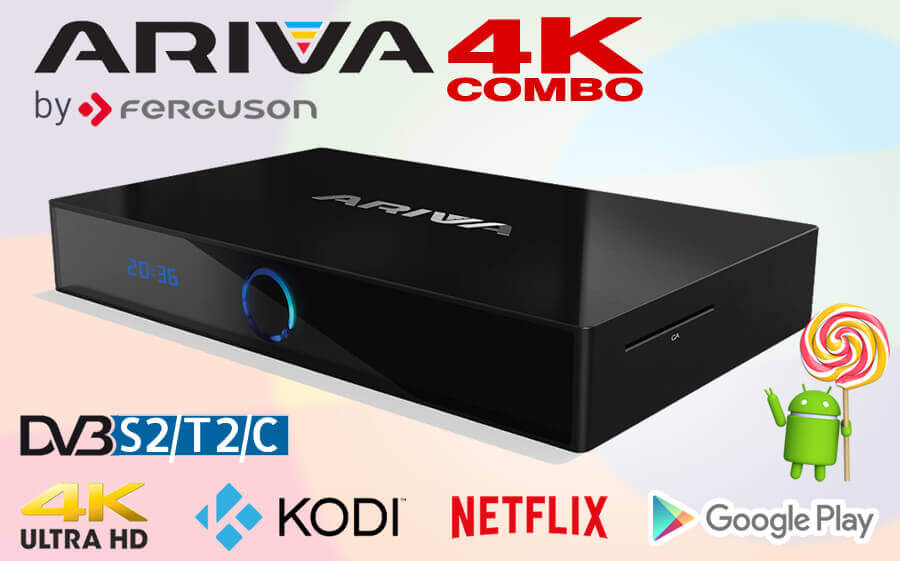 Receptor combo Ariva 4K de Ferguson: 4 en 1 - Blog TDTprofesional