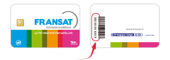 TARJETA PARA CANALES FRANCESES FRANSAT
