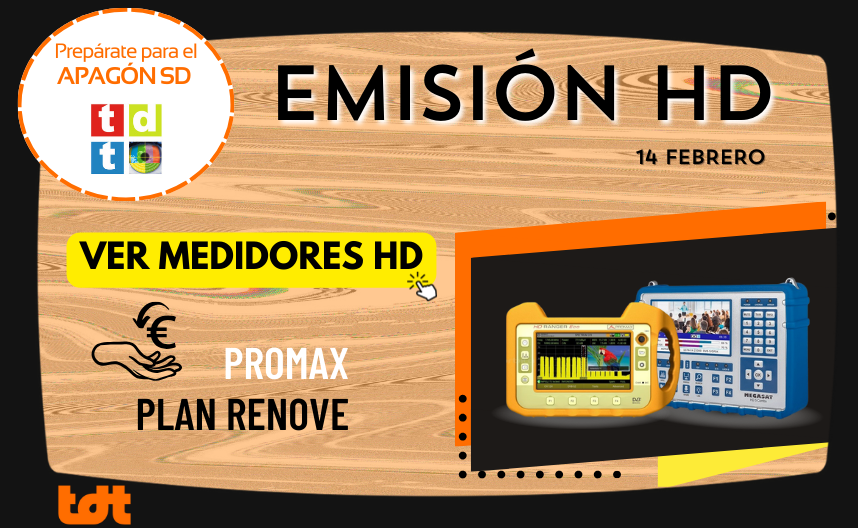 Medidor TV-SAT profesional de satélite Rover HD TAB700 TDTprofesional