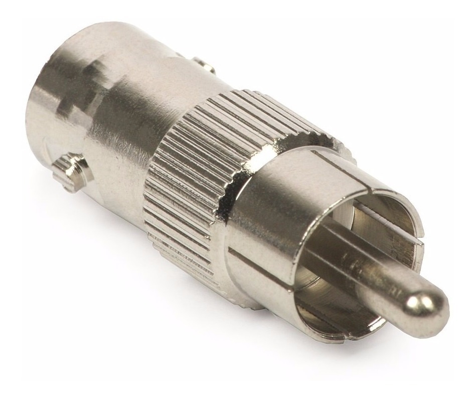Adaptador Conector Bnc Hembra A Rca Macho Para Cctv En Tdtprofesional