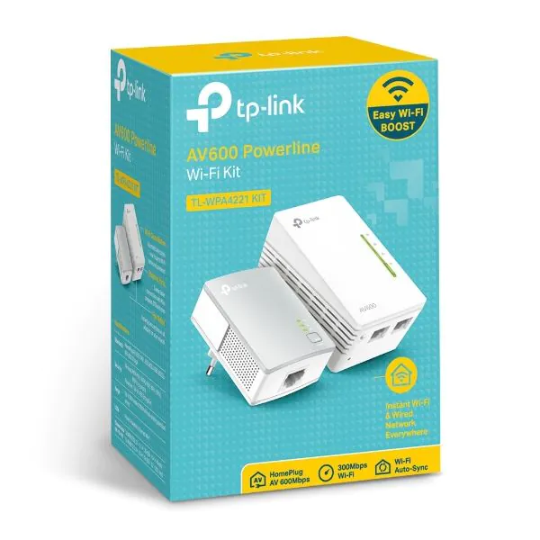 Powerline AV600 PLC with WiFi 300Mbps Tp Link TL WPA4221