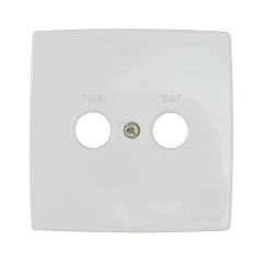 White Faceplate Televes 5440 TV/R-SAT