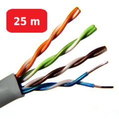 Cable UTP categoría 5E gris